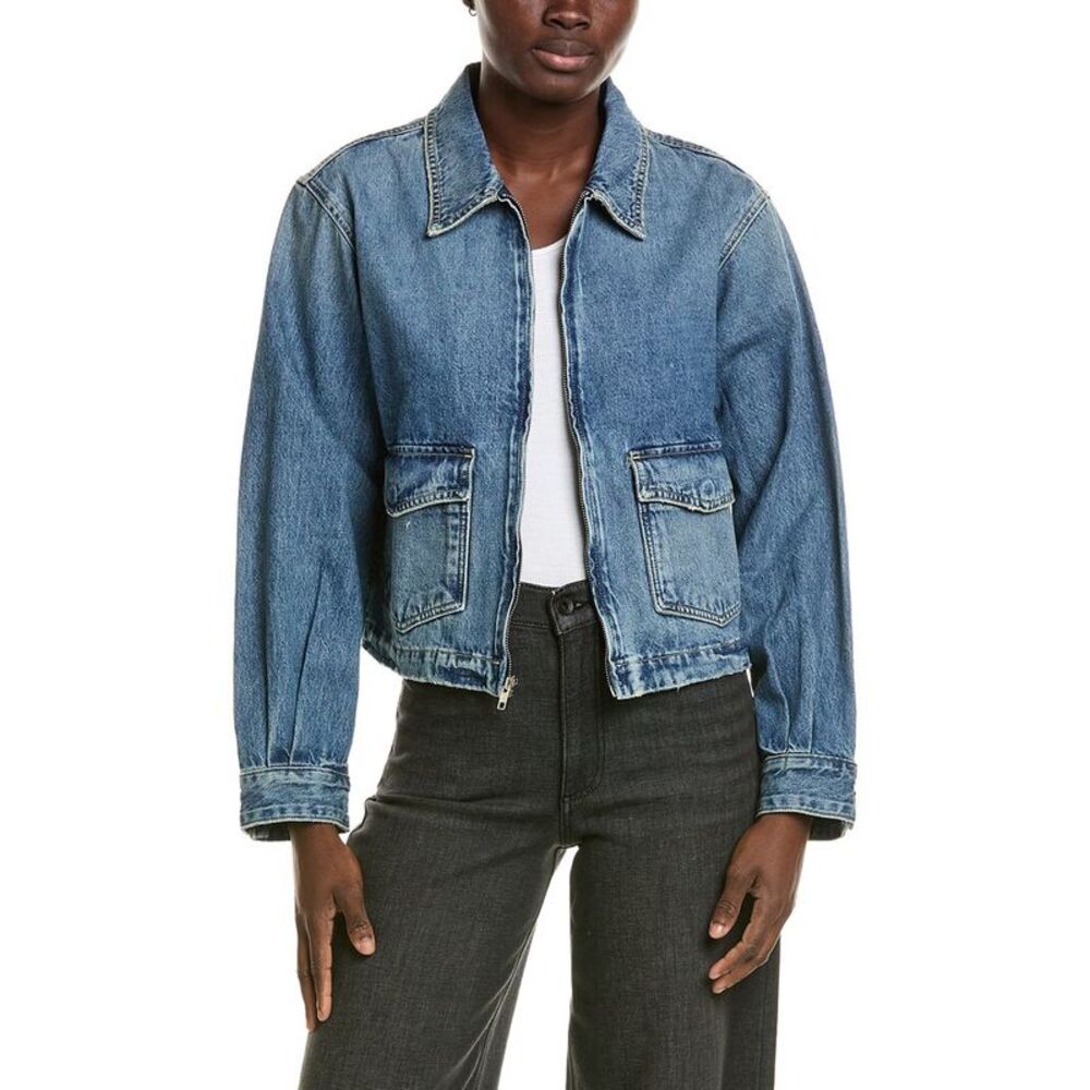 Amo Denim Womens Amo Sally Jacket, Blue